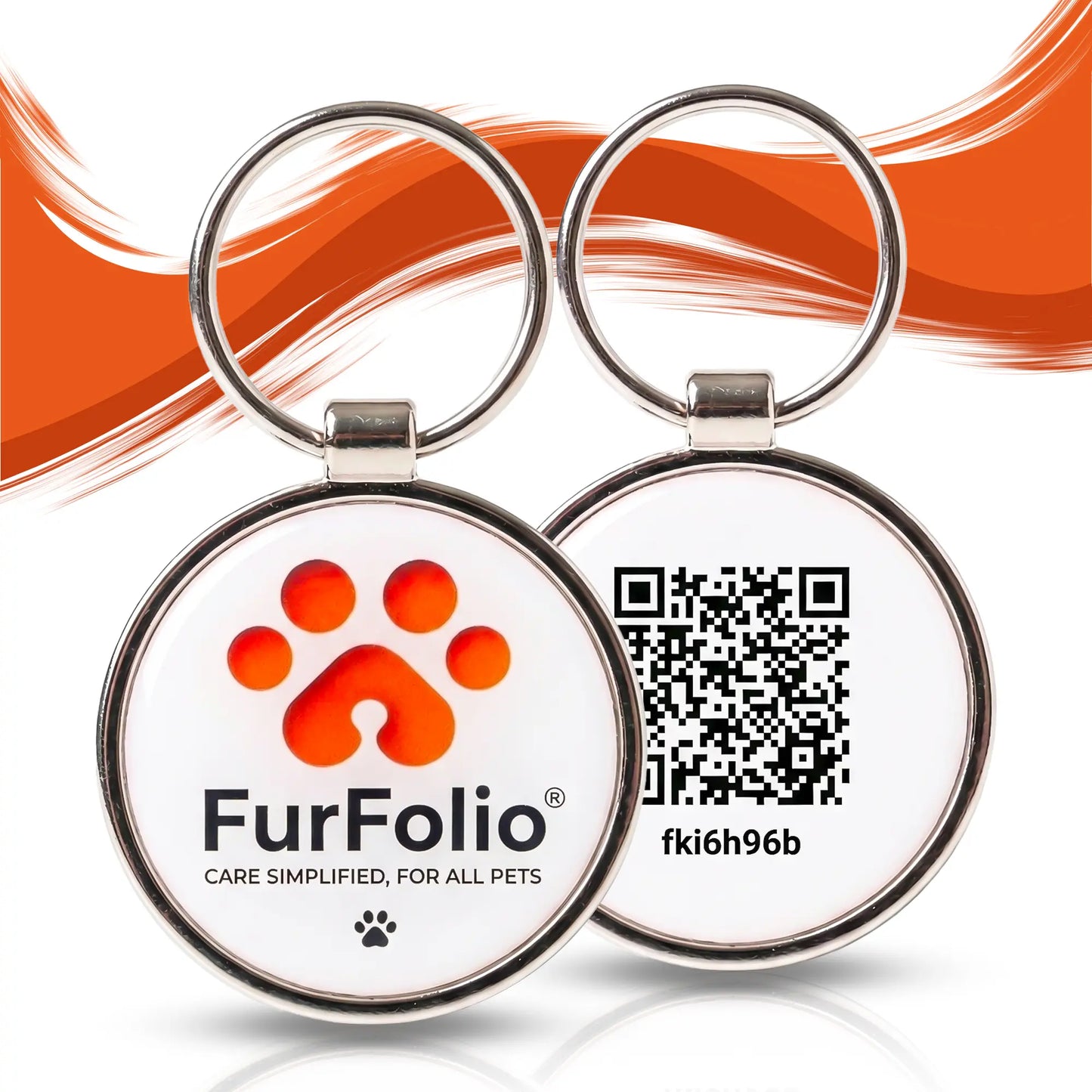 QR Code Pet ID Tag – Smart Dog & Cat Tag – Scan to Contact Owner – Lost Pet Protection – No Subscription
