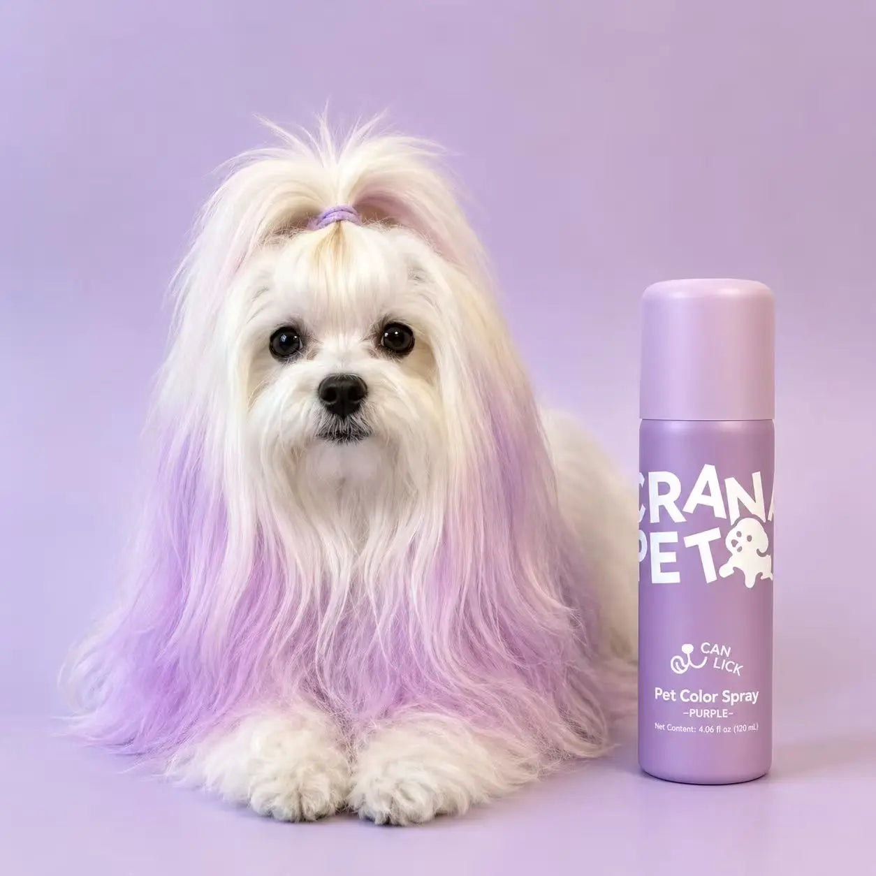Crane Lunexis Pet Hair Color Spray Can - Dog & Cat Grooming Coating Agent, Safe, Non-Toxic, Easy Spray-On Application, Washable via Shampoo, Ideal for Festivals, Halloween, Shampoo Wash-Off