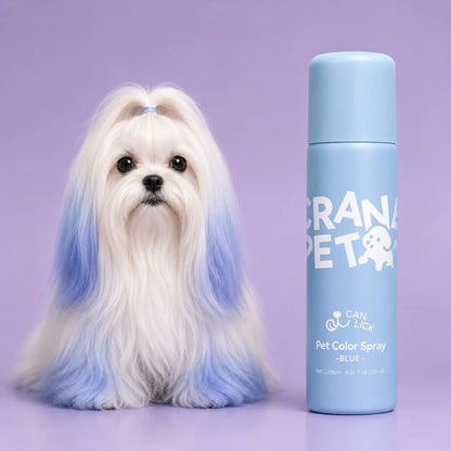 Crane Lunexis Pet Hair Color Spray Can - Dog & Cat Grooming Coating Agent, Safe, Non-Toxic, Easy Spray-On Application, Washable via Shampoo, Ideal for Festivals, Halloween, Shampoo Wash-Off